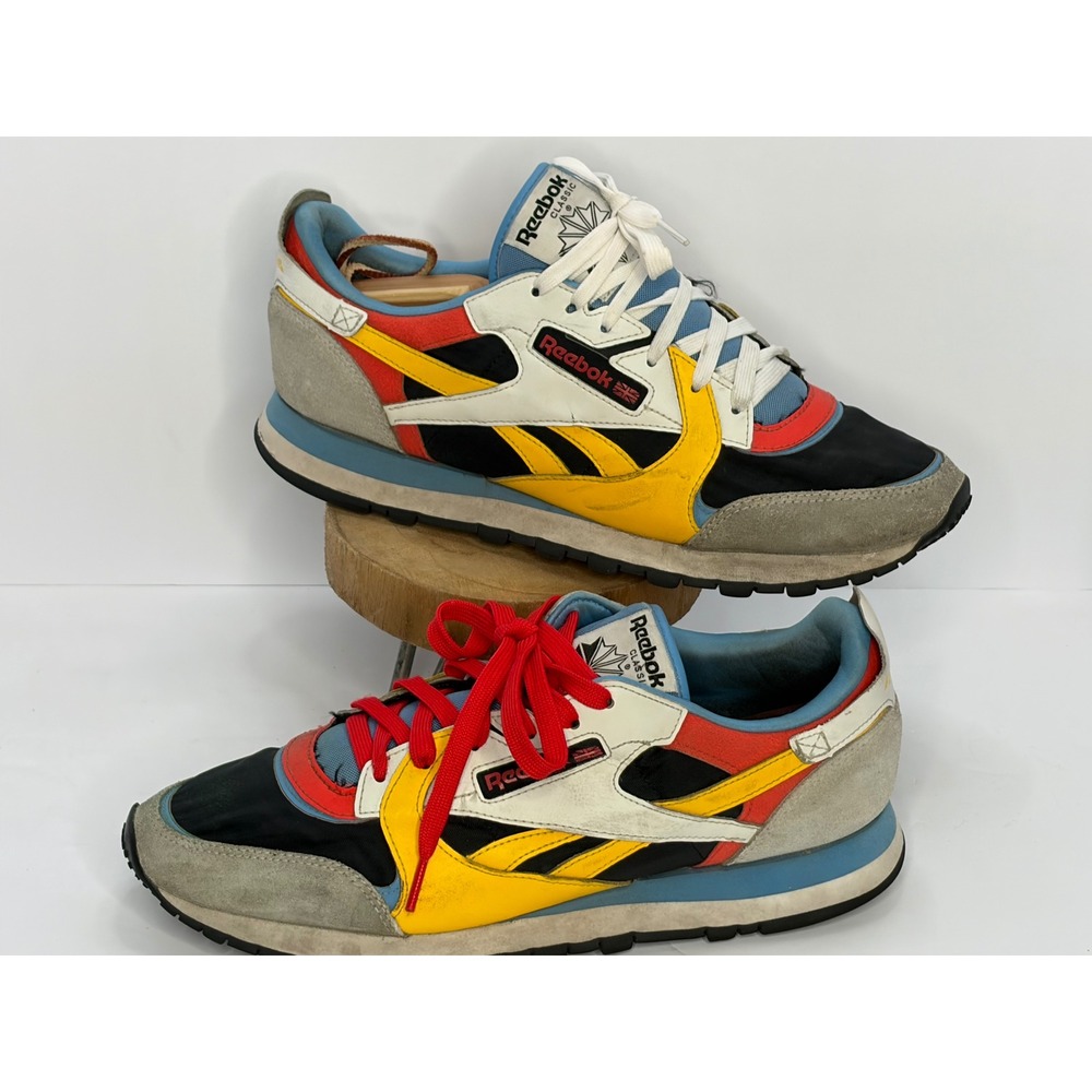 Reebok Classic Aztec II Mens 10.5 Multi Color Retro Running Shoes GX2847